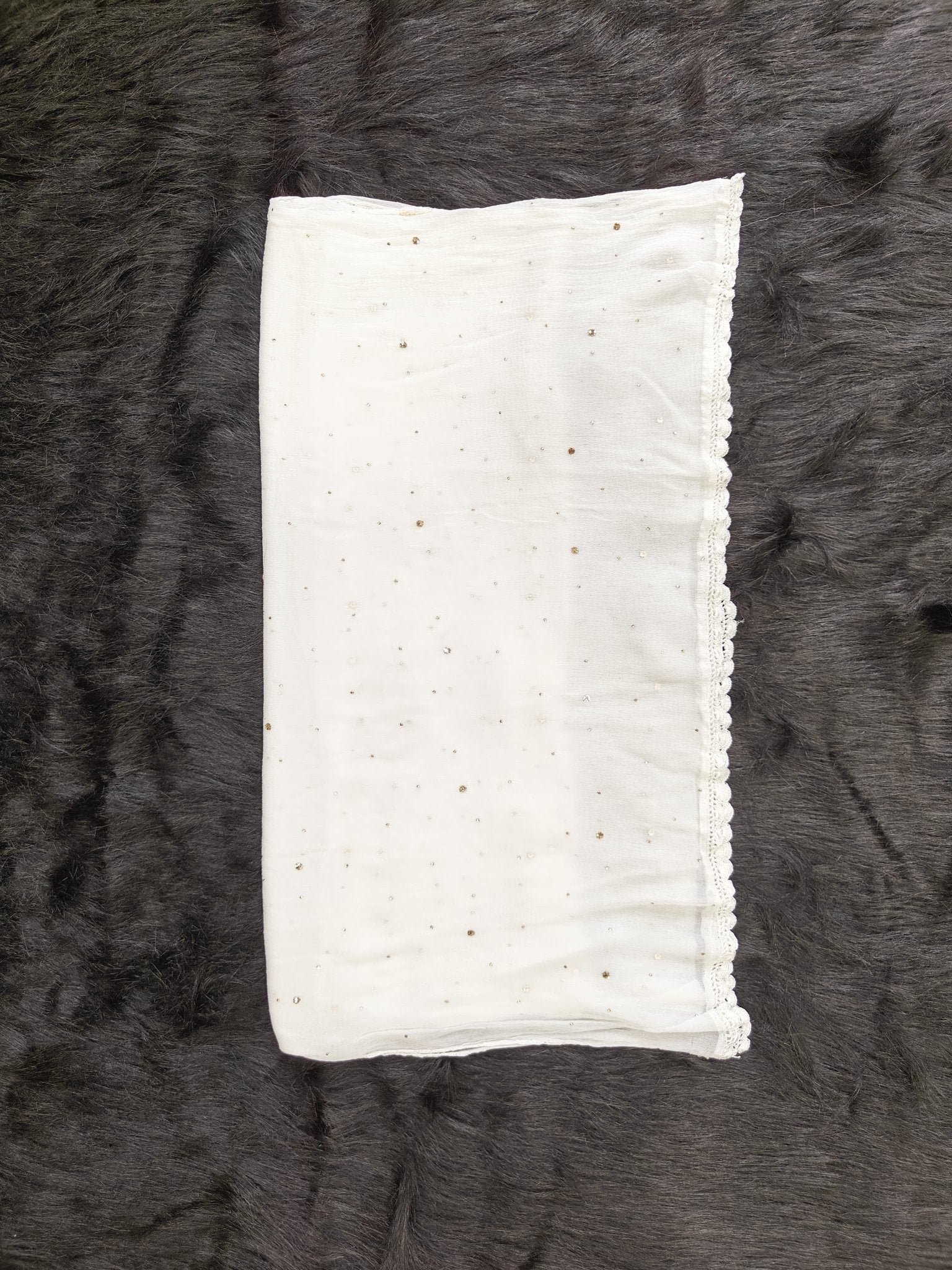 Batson fardi plus teeki handwork kureshiya dupatta 2.25 metr - Chikankari official