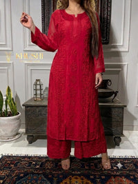 Batson Viscose Heavy Work 2pc Chikankari - Chikankari official