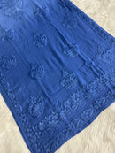 Beautiful dual shade Reyon kurti with palazzo - Chikankari official