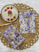 beautiful Mul Co - Ord A New Concept In Mul shirt with pant Set - Chikankari official