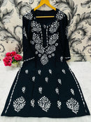 Beautiful Rayon Soft Kurta - Chikankari official