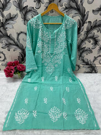 Beautiful Rayon Soft Kurta - Chikankari official