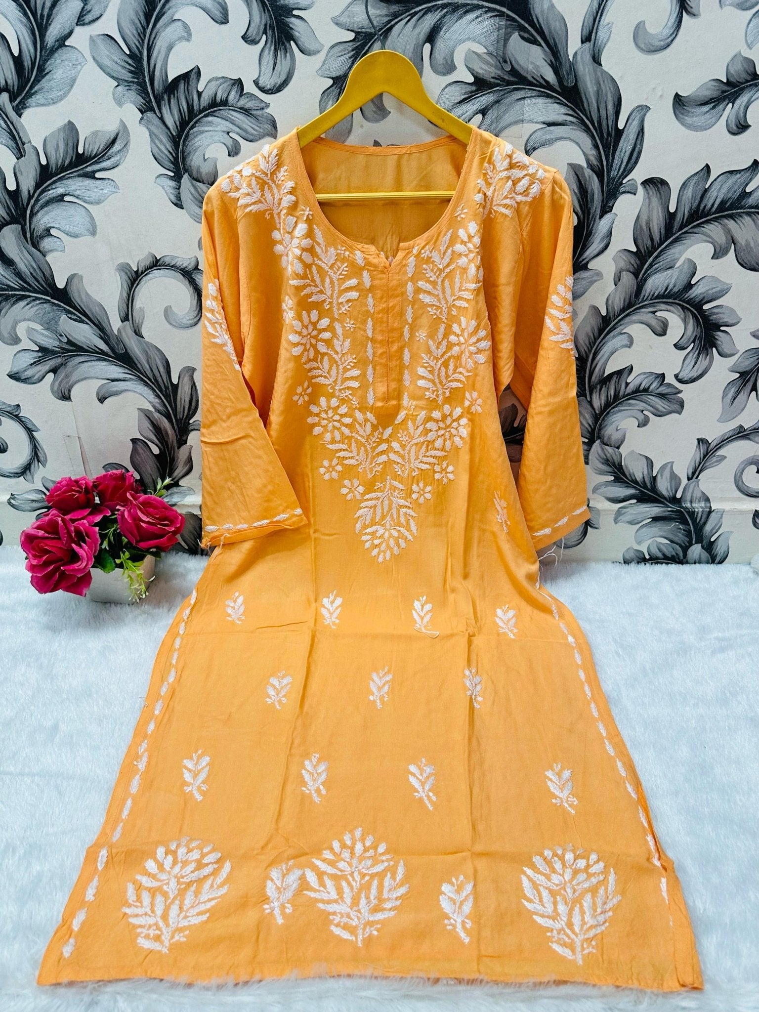 Beautiful Rayon Soft Kurta - Chikankari official