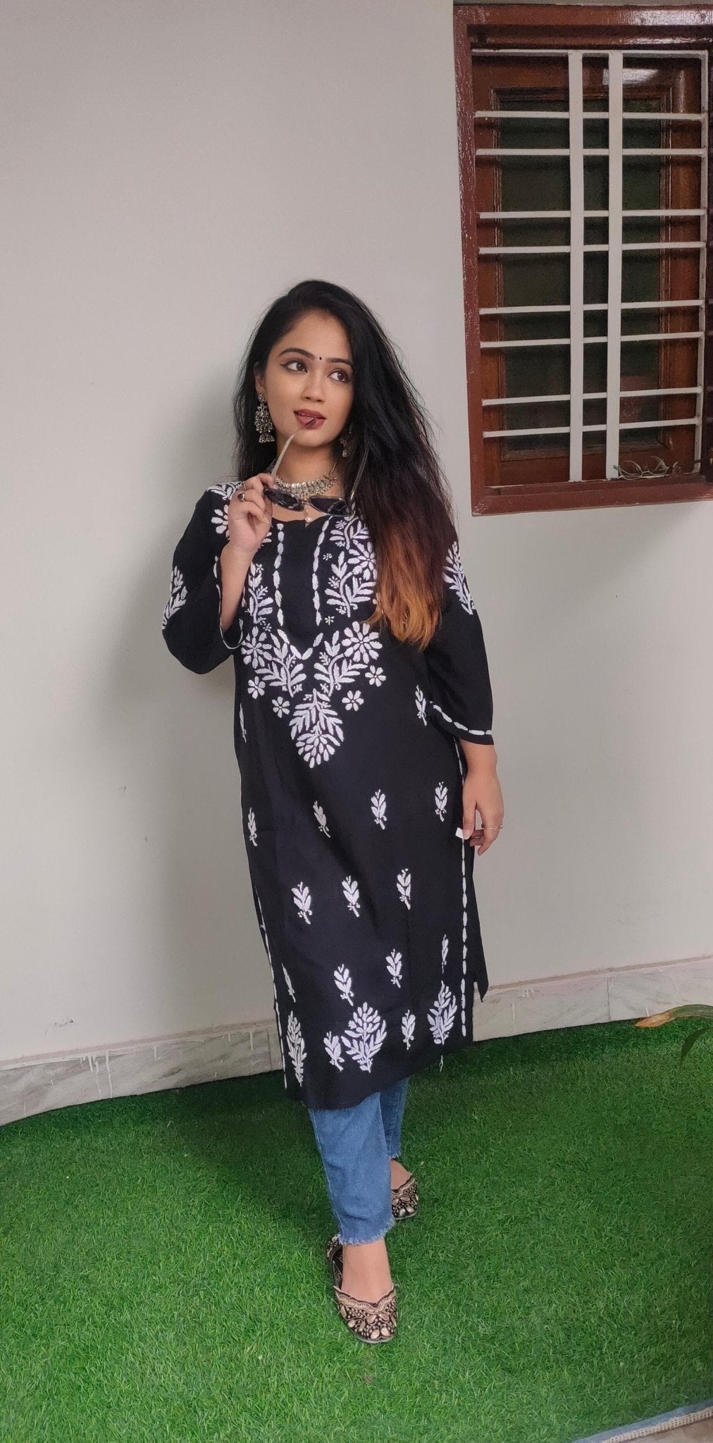 Beautiful Rayon Soft Kurta - Chikankari official