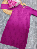 Beautiful Tone to Tone chikankari kurti - Chikankari official