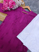 Beautiful Tone to Tone chikankari kurti - Chikankari official