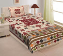 Bedsheets with 1 Free pillow Cover - Chikankari official