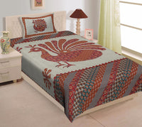 Bedsheets with 1 Free pillow Cover - Chikankari official