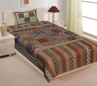 Bedsheets with 1 Free pillow Cover - Chikankari official