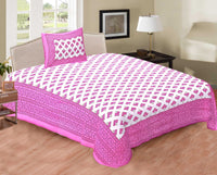 Bedsheets with 1 Free pillow Cover - Chikankari official
