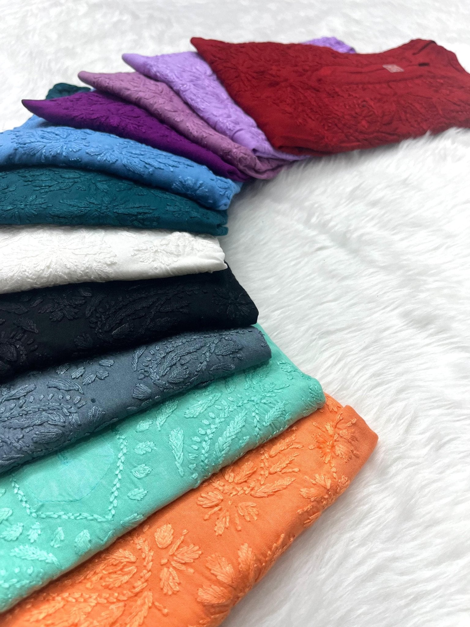 Best Selling Rayon Short Tops - Chikankari official