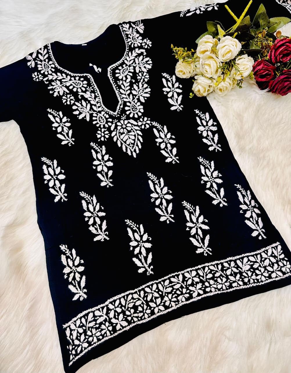 Big Flower Short Top