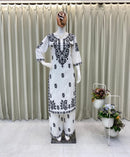 Black & White Muslin Combo - Chikankari official