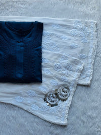 Boota Luxe Flowers Viscose Combo 👑 - Chikankari official