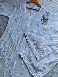 Boota Luxe Flowers Viscose Combo 👑 - Chikankari official