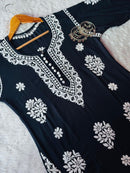 Boota modal cotton With Rayon Plazzo & Organza Dupatta - Chikankari official