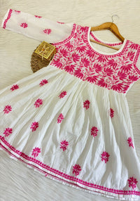 Breezy & Softy Short Top - Chikankari official
