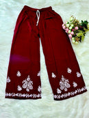 Buta embroidered Ghaspatti Kurta and plazzo - Chikankari official
