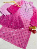 Buti Jaal ombre 4pc Mirror Set Extra Shades - Chikankari official