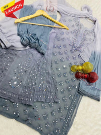 Buti Jaal ombre 4pc Mirror Set Extra Shades - Chikankari official