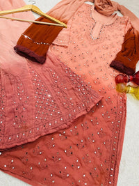 Buti Jaal ombre 4pc Mirror Set Extra Shades - Chikankari official