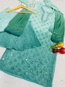 Buti Jaal ombre 4pc Mirror Set Extra Shades - Chikankari official