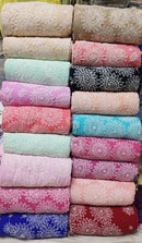 Buti Jalla palla georgette Saree with Blouse - Chikankari official
