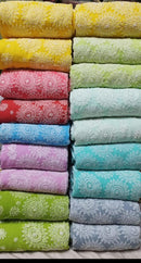 Buti Jalla palla georgette Saree with Blouse - Chikankari official