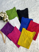 Butter Soft Dobby Cotton Short Tops - Chikankari official