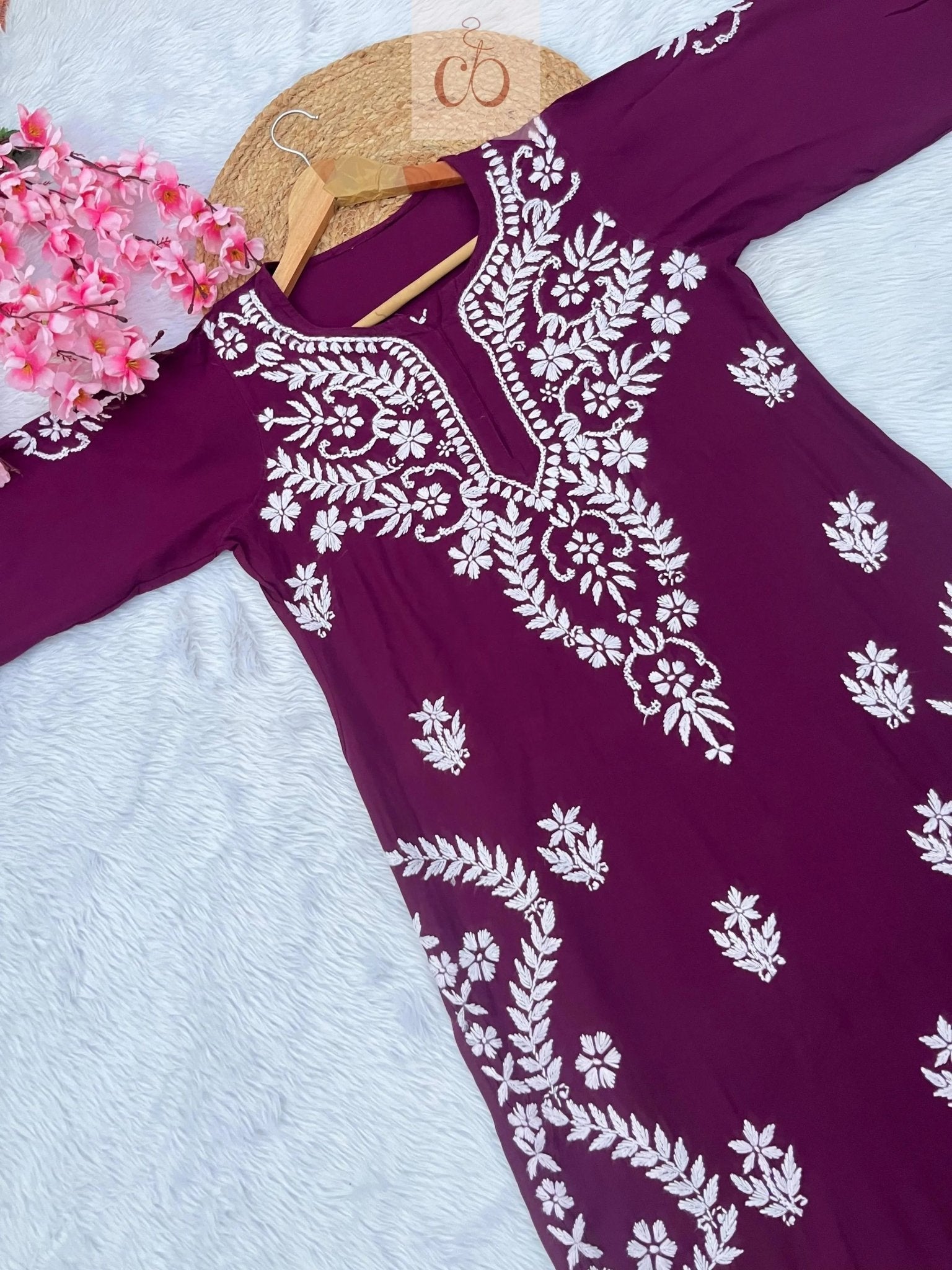 Butter soft Rayon Combo - Chikankari official