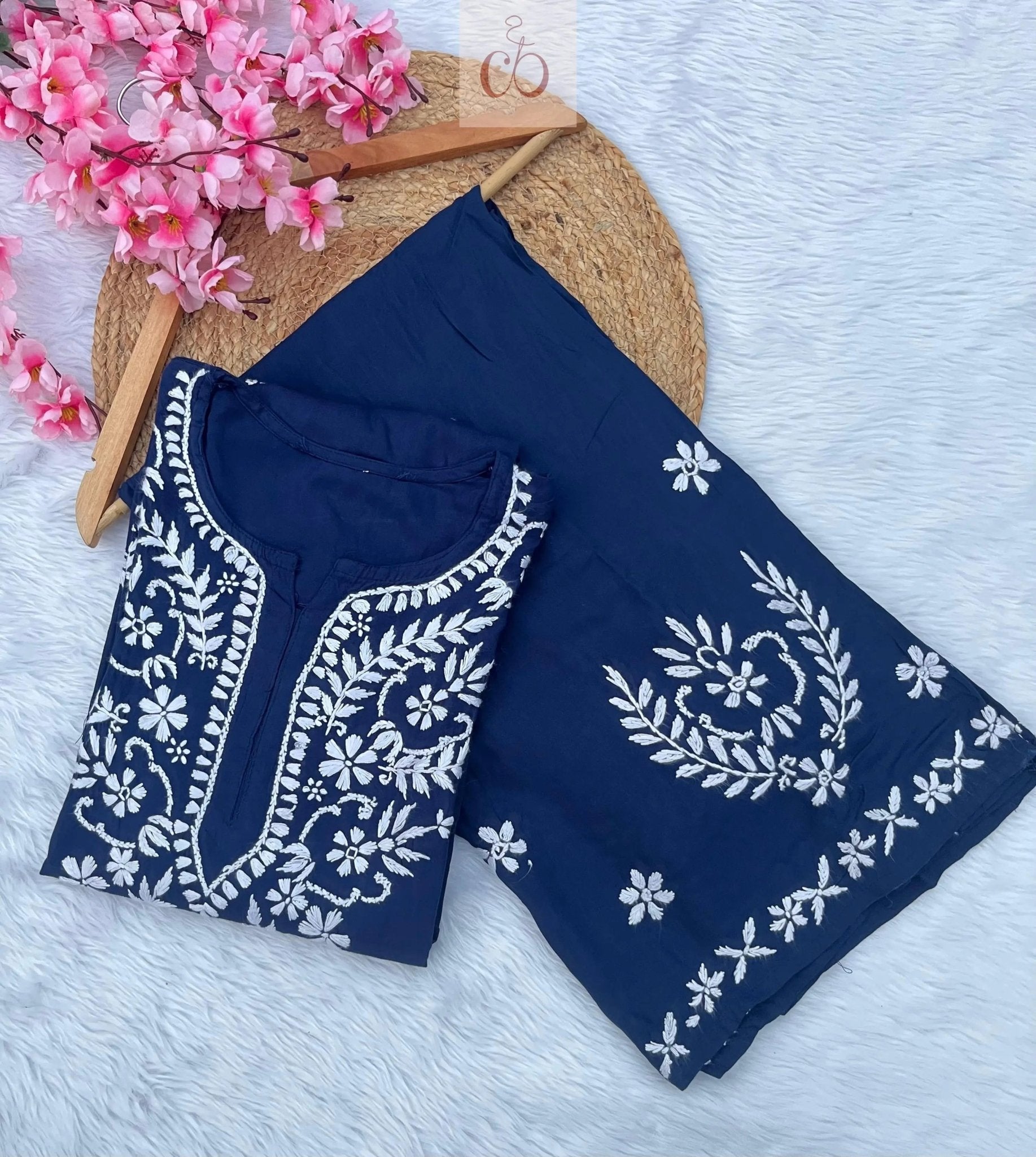 Butter soft Rayon Combo - Chikankari official