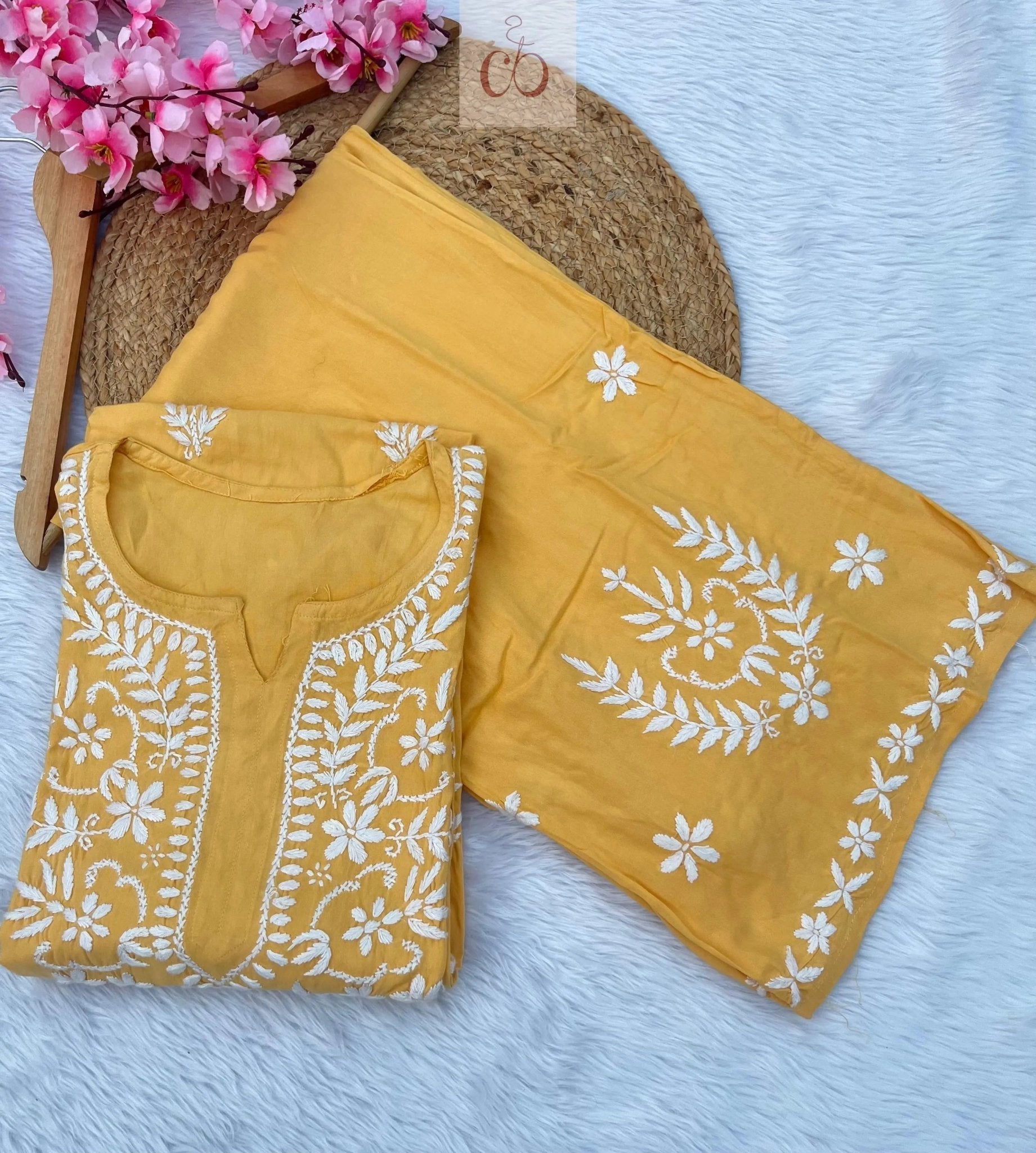 Butter soft Rayon Combo - Chikankari official