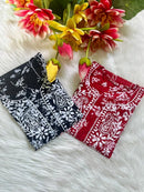 Buy 1 Get 1 Free Zainab Lightweight Mul Chikankari floral print kurtis - Chikankari official