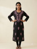 Pure Cotton Chikankari Worked Kurta