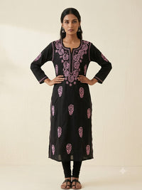 Pure Cotton Chikankari Worked Kurta