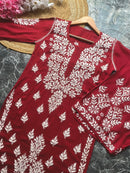 Celebs Favourite Modal chikankari combo - Chikankari official