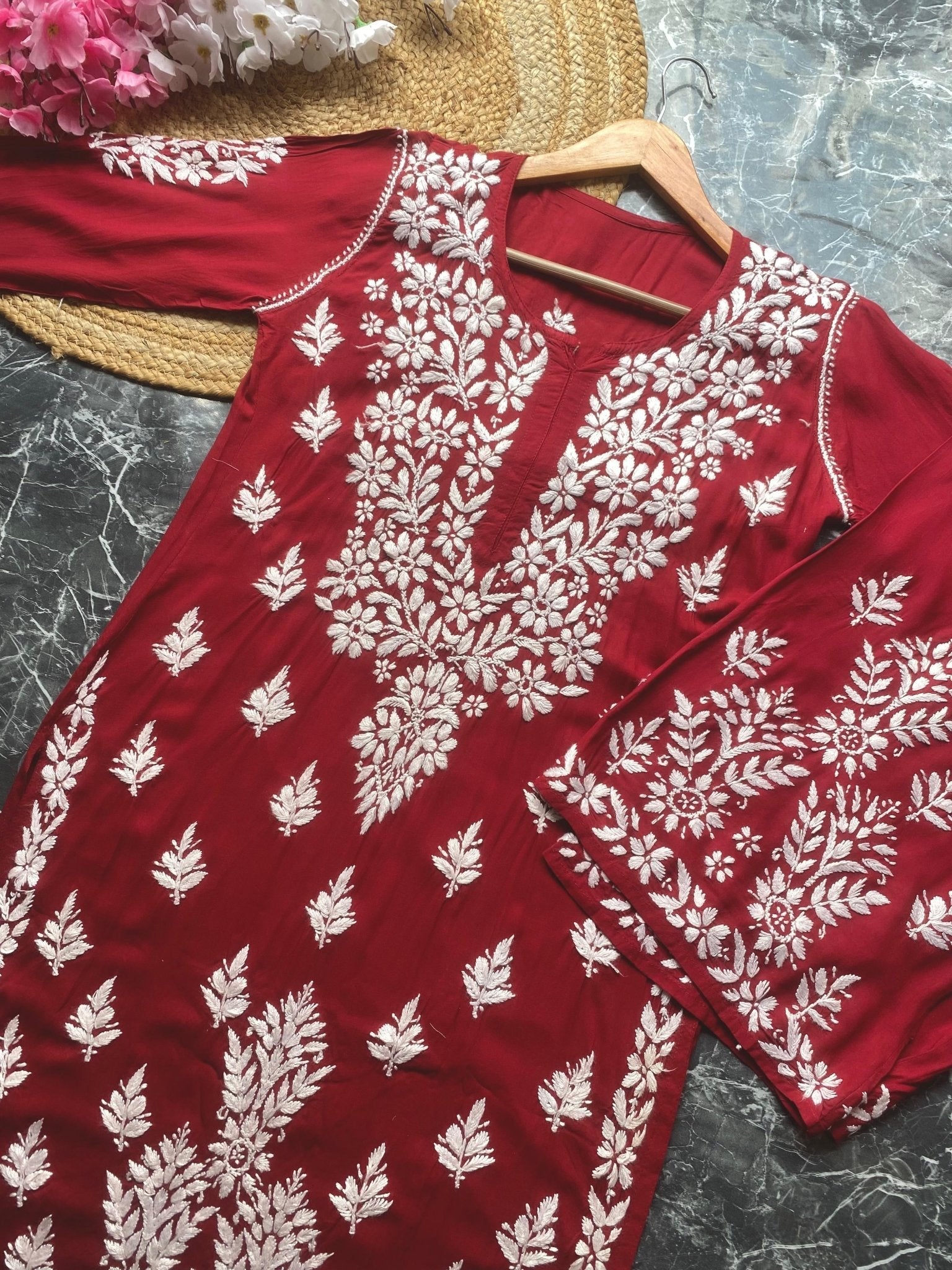 Celebs Favourite Modal chikankari combo - Chikankari official