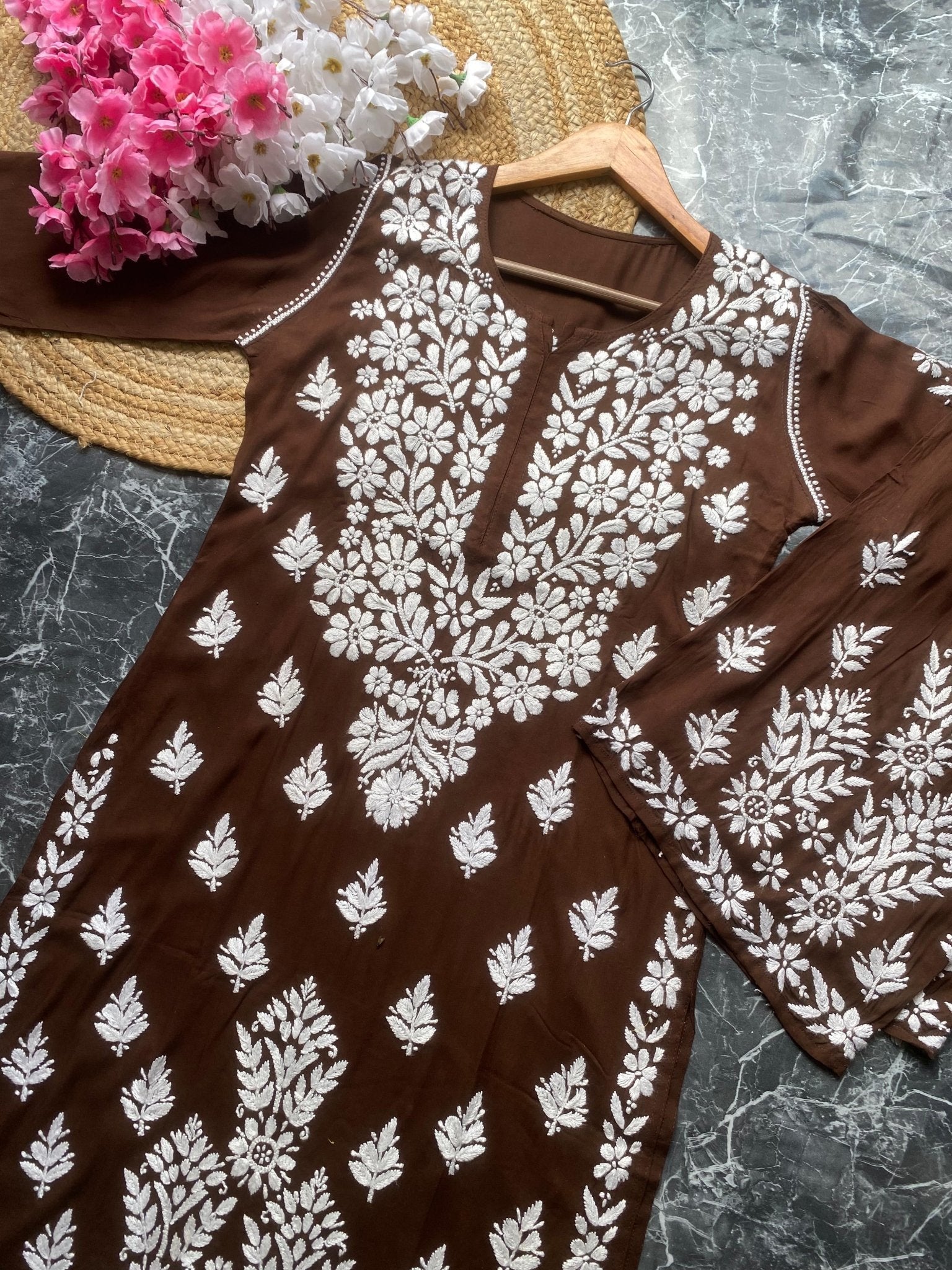 Celebs Favourite Modal chikankari combo - Chikankari official