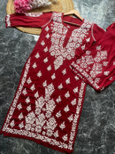 Celebs Favourite Modal chikankari combo - Chikankari official