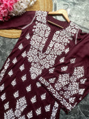 Celebs Favourite Modal chikankari combo - Chikankari official