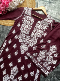 Celebs Favourite Modal chikankari combo - Chikankari official