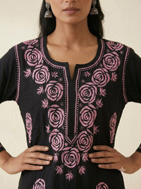 Pure Cotton Chikankari Worked Kurta