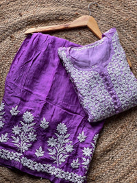 Chadi Muslin Luxurious Set - Chikankari official