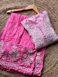 Chadi Muslin Luxurious Set - Chikankari official