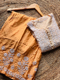 Chadi Muslin Luxurious Set - Chikankari official