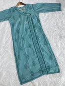 Chanderi Angrakha Style - Chikankari official