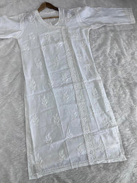 Chanderi Angrakha Style - Chikankari official