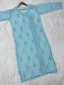 Chanderi Angrakha Style - Chikankari official