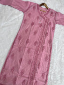 Chanderi Angrakha Style - Chikankari official