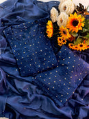 Chanderi Booti bindi with Muqaish - Chikankari official